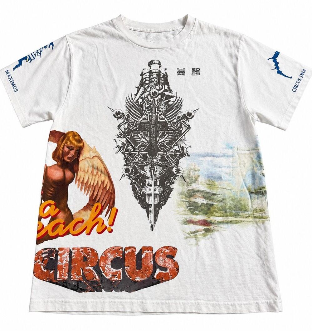 Travis Scott Circus Maximus Tour T-Shirt Utopia I Can See The Future Size Medium